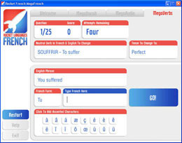 French Words image - MegaVerb game French Words image - MegaVerb game